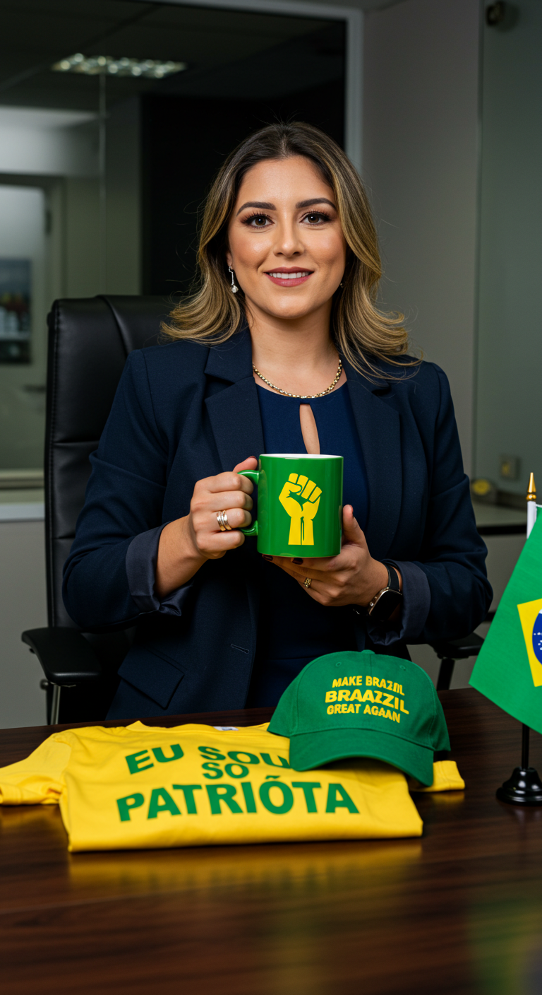 Patriota no escritório